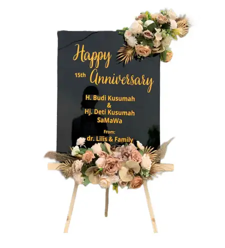 Papan Bunga Akrilik Gunung Labuhan